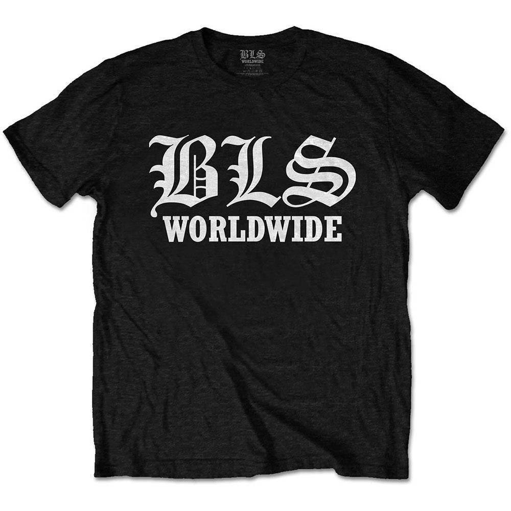 Black Label Society Worldwide (Back Print) Slim Fit T-shirt Front