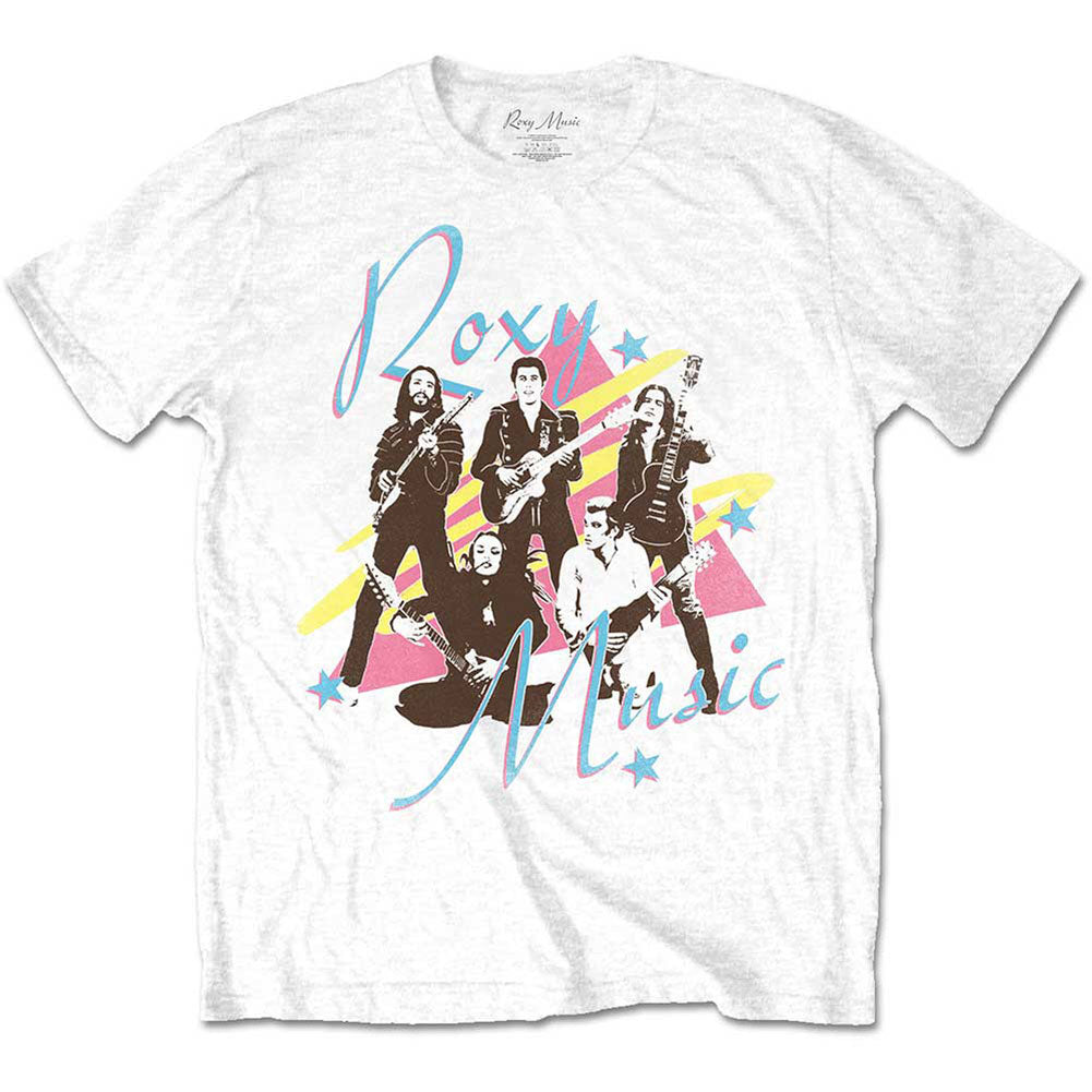 Roxy Music Guitars Slim Fit T-shirt Front