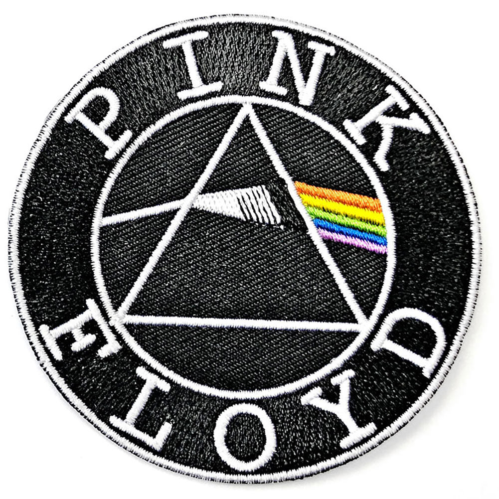 Pink Floyd Circle Logo Embroidered Patch Front