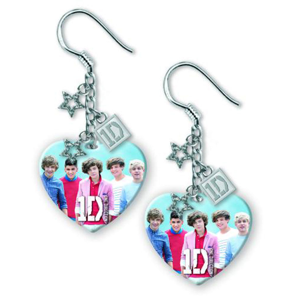 One Direction Phase 1 Earrings Front