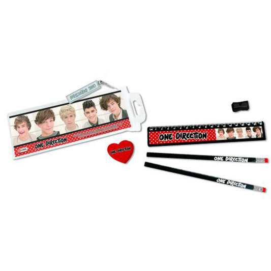 One Direction Phase 3 Stationary Set School Supplies Front