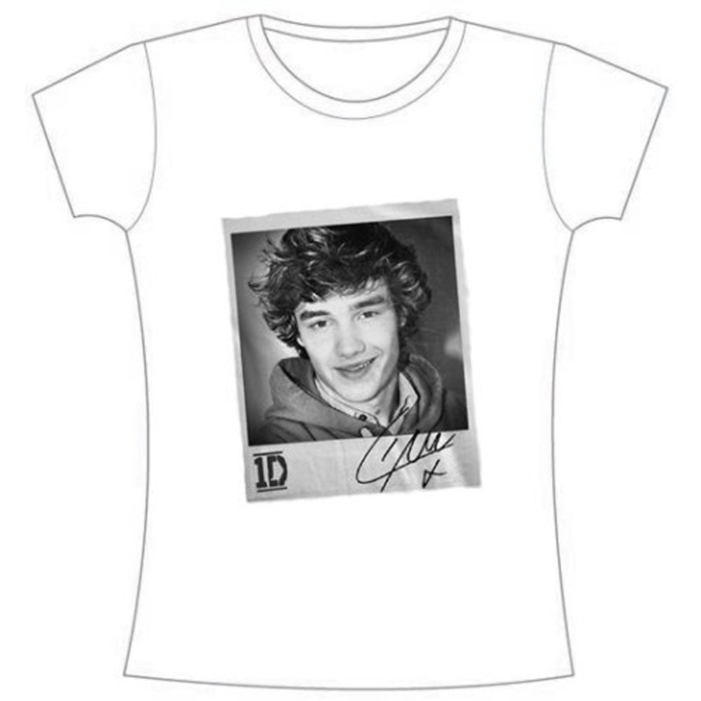 One Direction Solo Liam (Skinny Fit) Ladies T-Shirt Junior Top Front