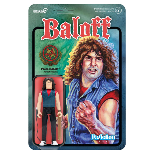 Exodus Super7 Paul Baloff 3.75" ReAction Figure Action Figure Front