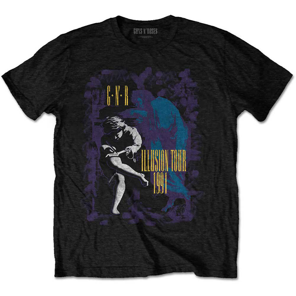 Guns N Roses Illusion Tour '91 Slim Fit T-shirt Front