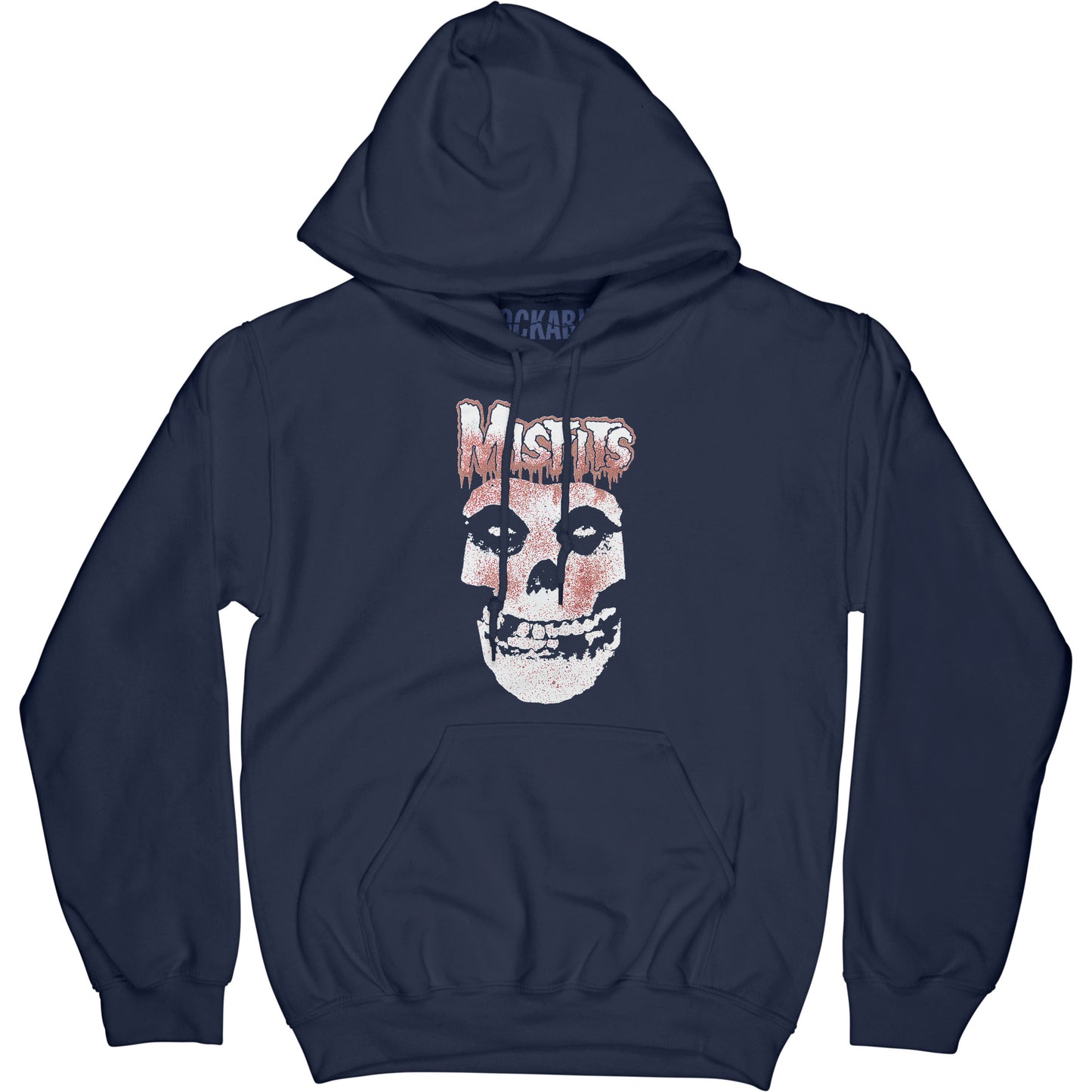 Misfits Blood Drip Skull Hooded Sweatshirt Front