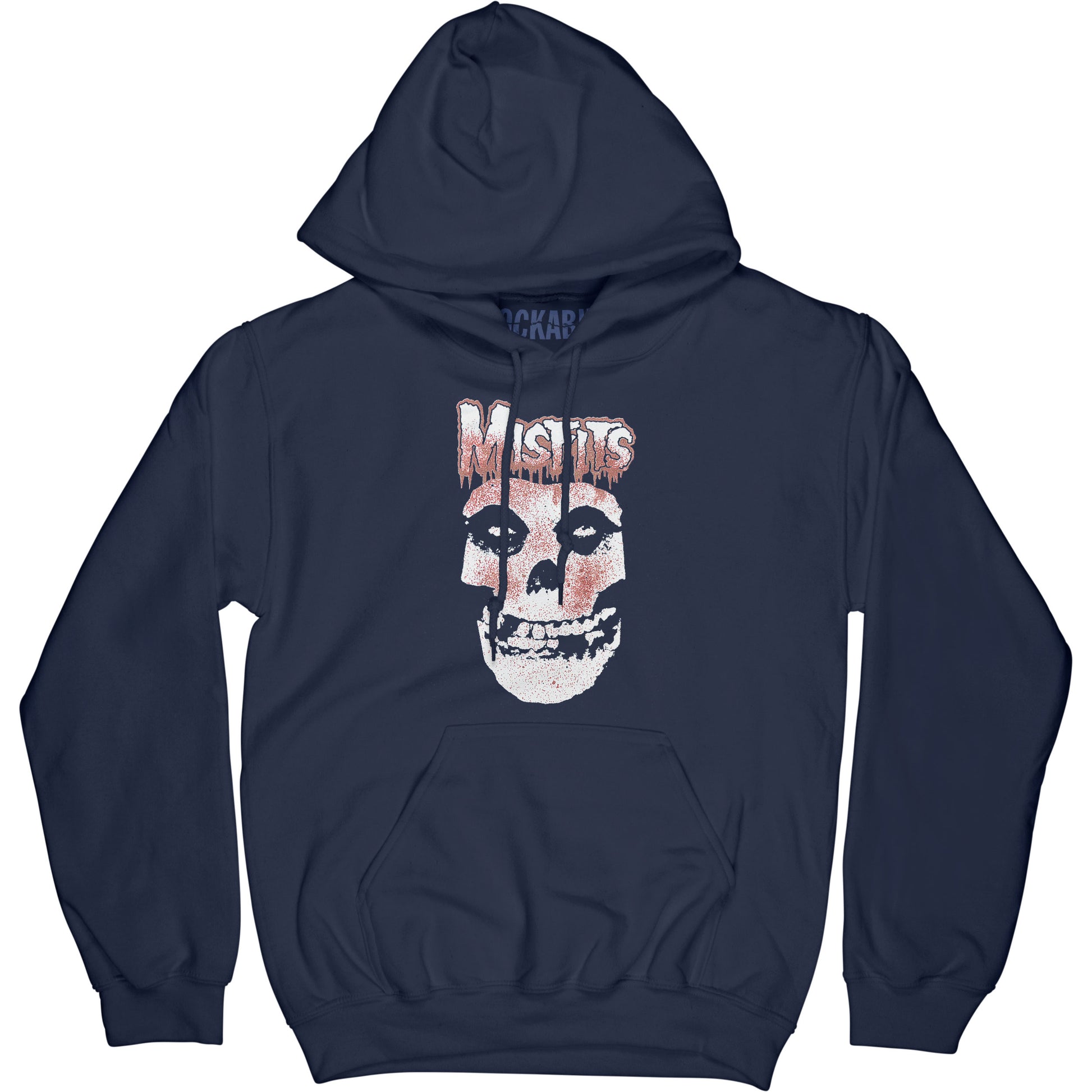 Misfits Blood Drip Skull Hooded Sweatshirt Front