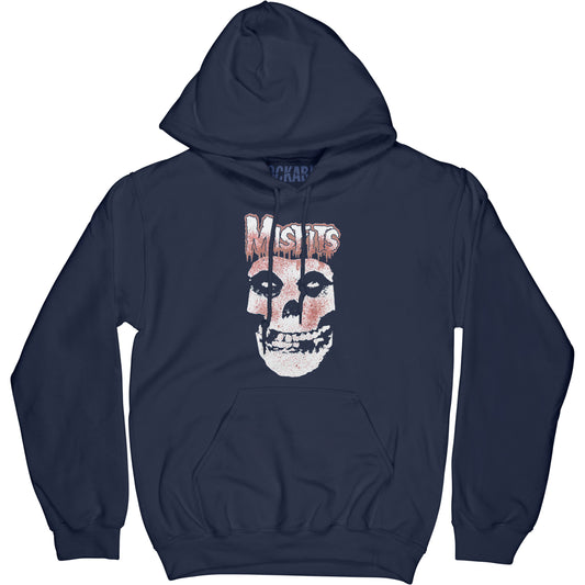 Misfits Blood Drip Skull Hooded Sweatshirt Front