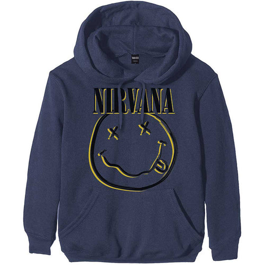 Nirvana Inverse Smiley Hooded Sweatshirt Front
