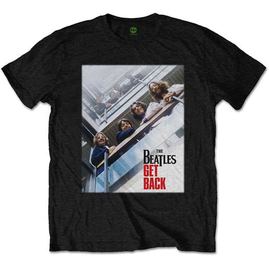 Beatles Get Back Poster Slim Fit T-shirt Front