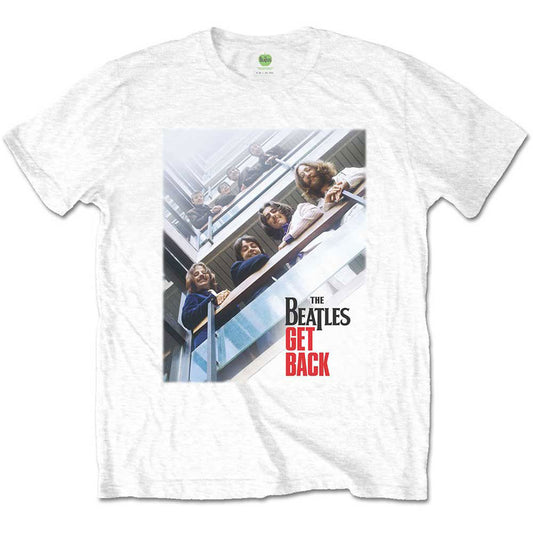 Beatles Get Back Poster Slim Fit T-shirt Front