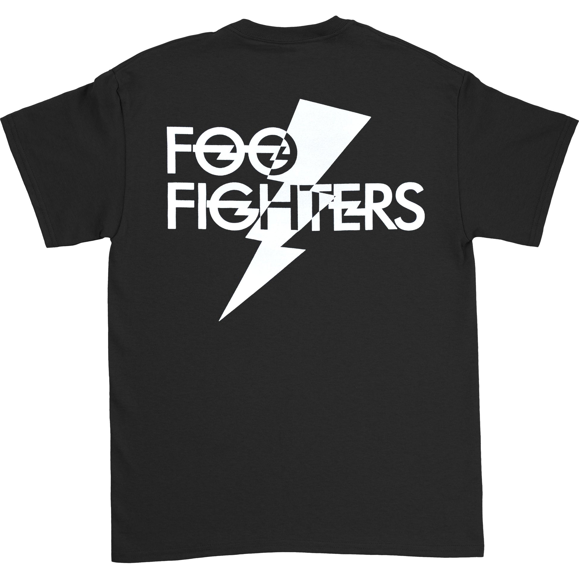Foo Fighters Flash Logo (Back Print) Slim Fit T-shirt Back