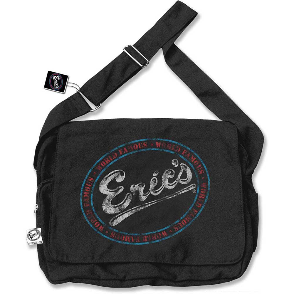 Eric's Club Logo Messenger Bag Front