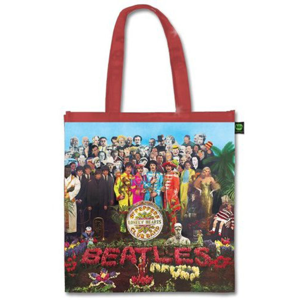 Beatles Sgt Pepper (Shiny Version) Wallets & Handbags Front