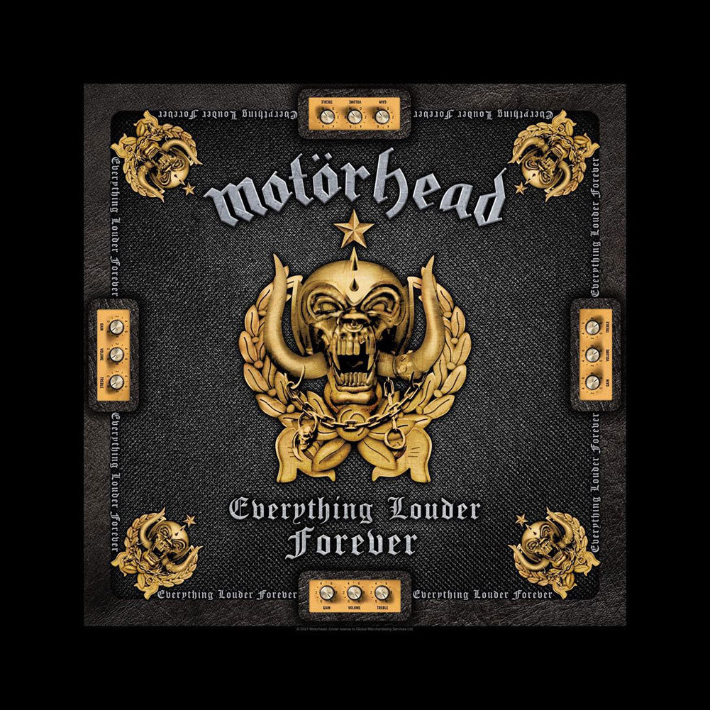 Motorhead Everything Louder Forever Bandana Front
