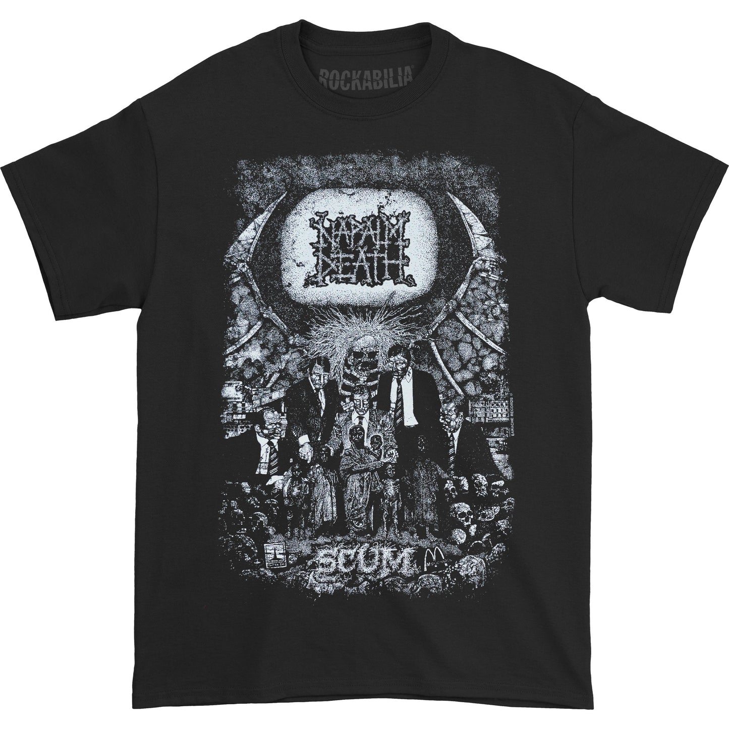 Napalm Death Scum Vintage T-shirt Front