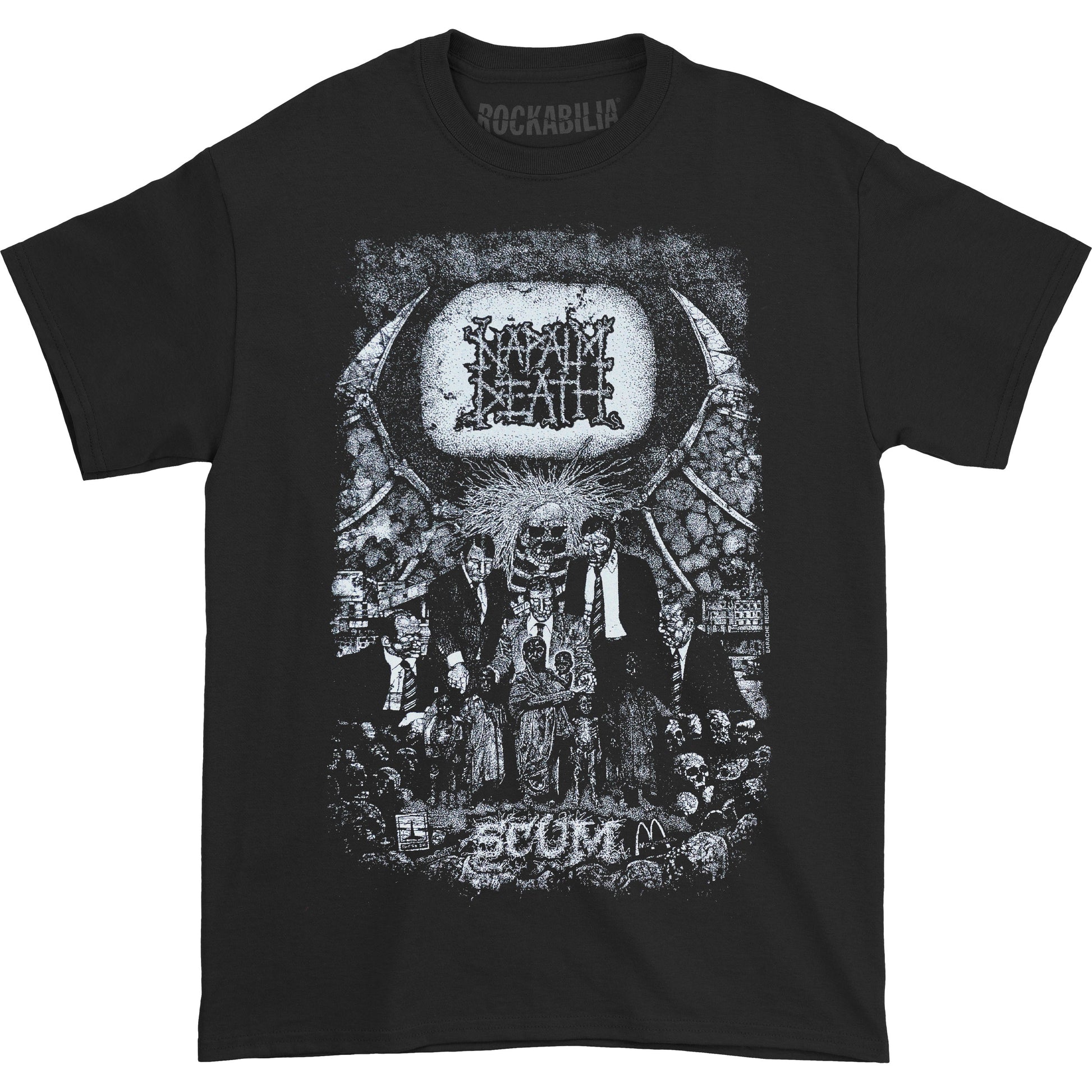 Napalm Death Scum Vintage T-shirt Front