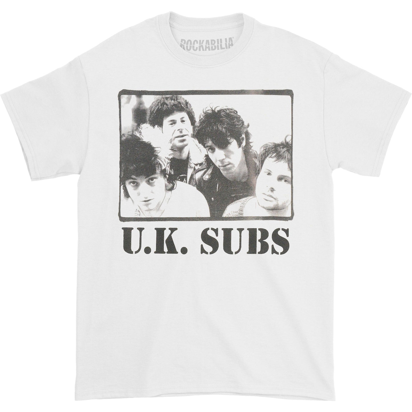U.K. Subs Endangered Photo T-shirt Front