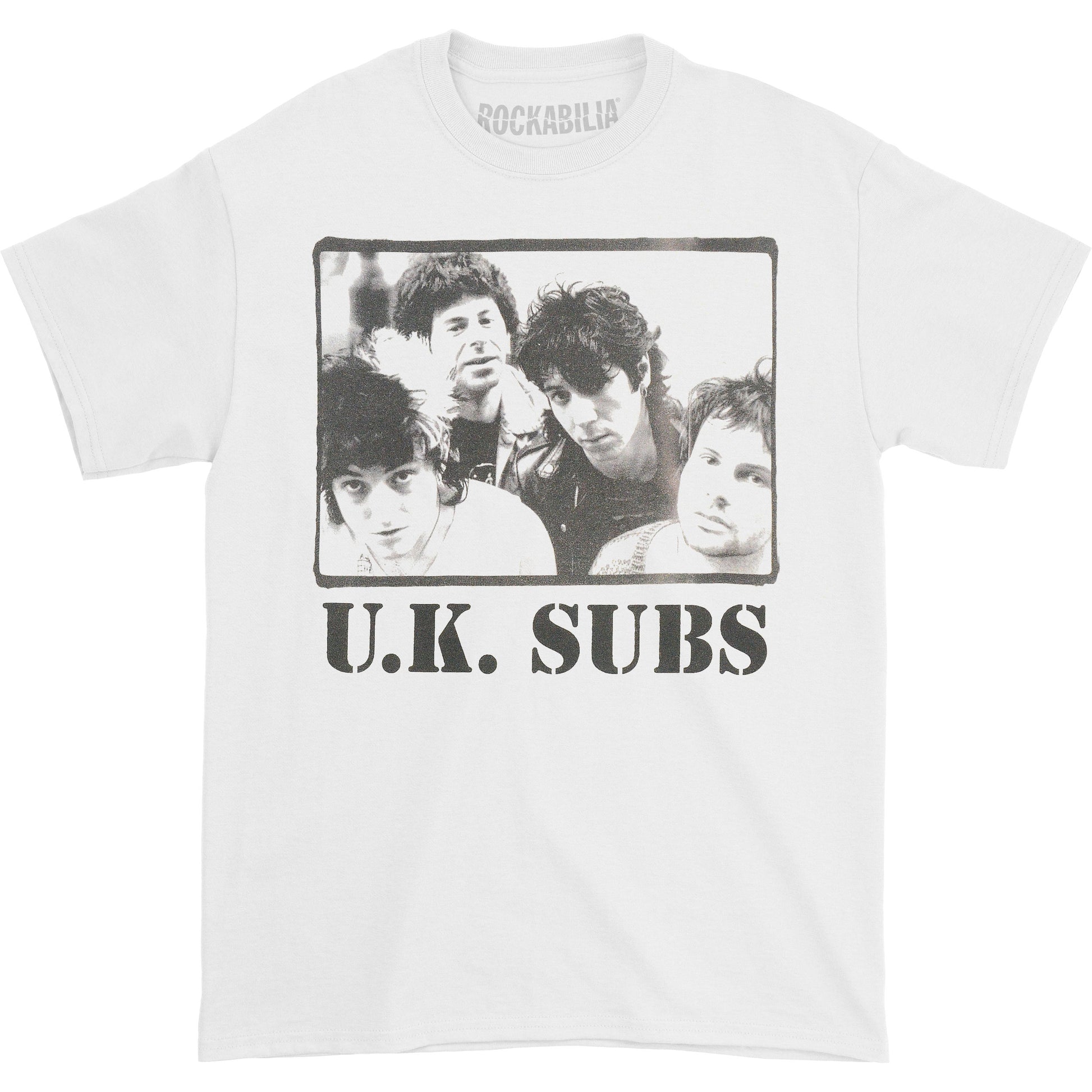 U.K. Subs Endangered Photo T-shirt Front