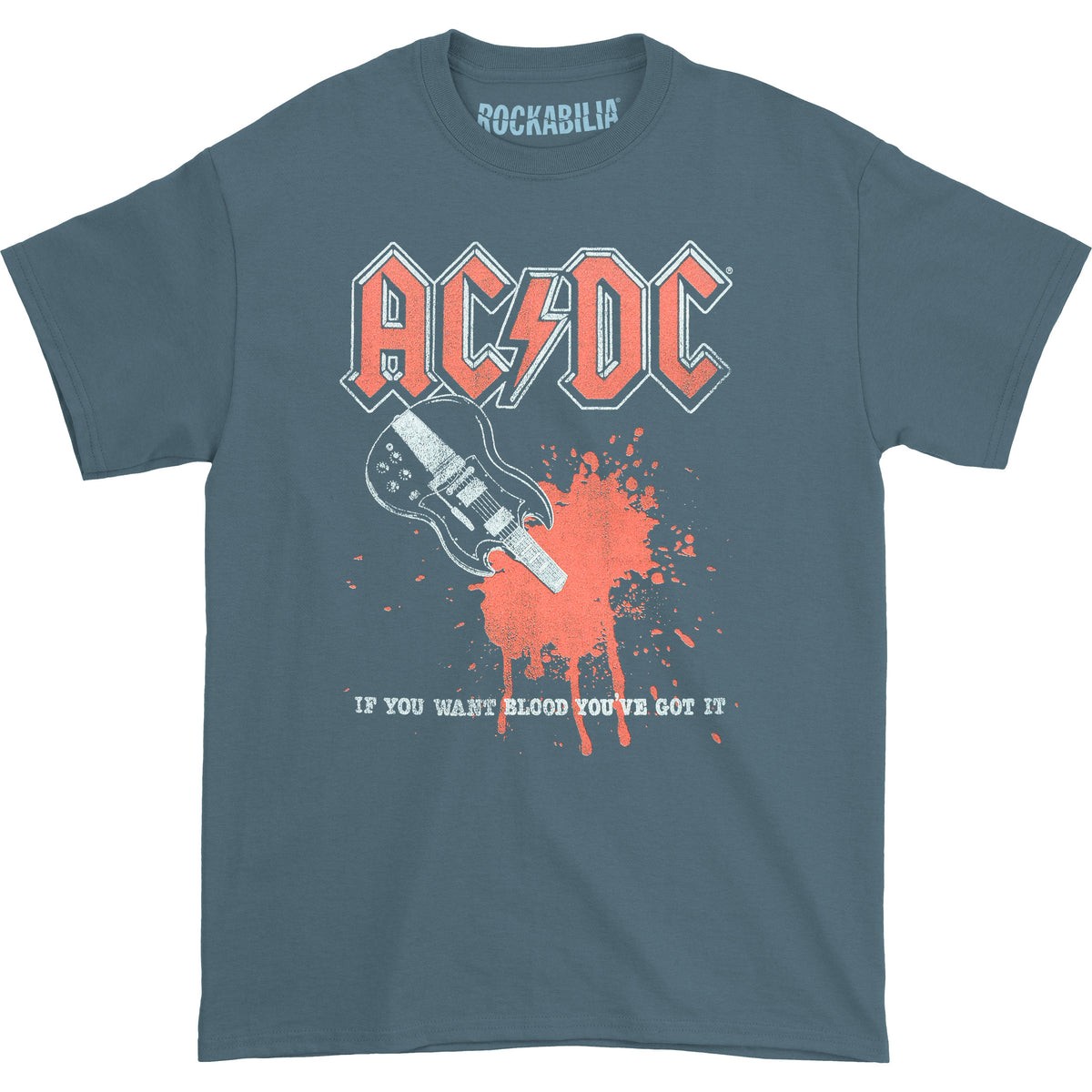 AC/DC If You Want Blood Slim Fit T-shirt Front