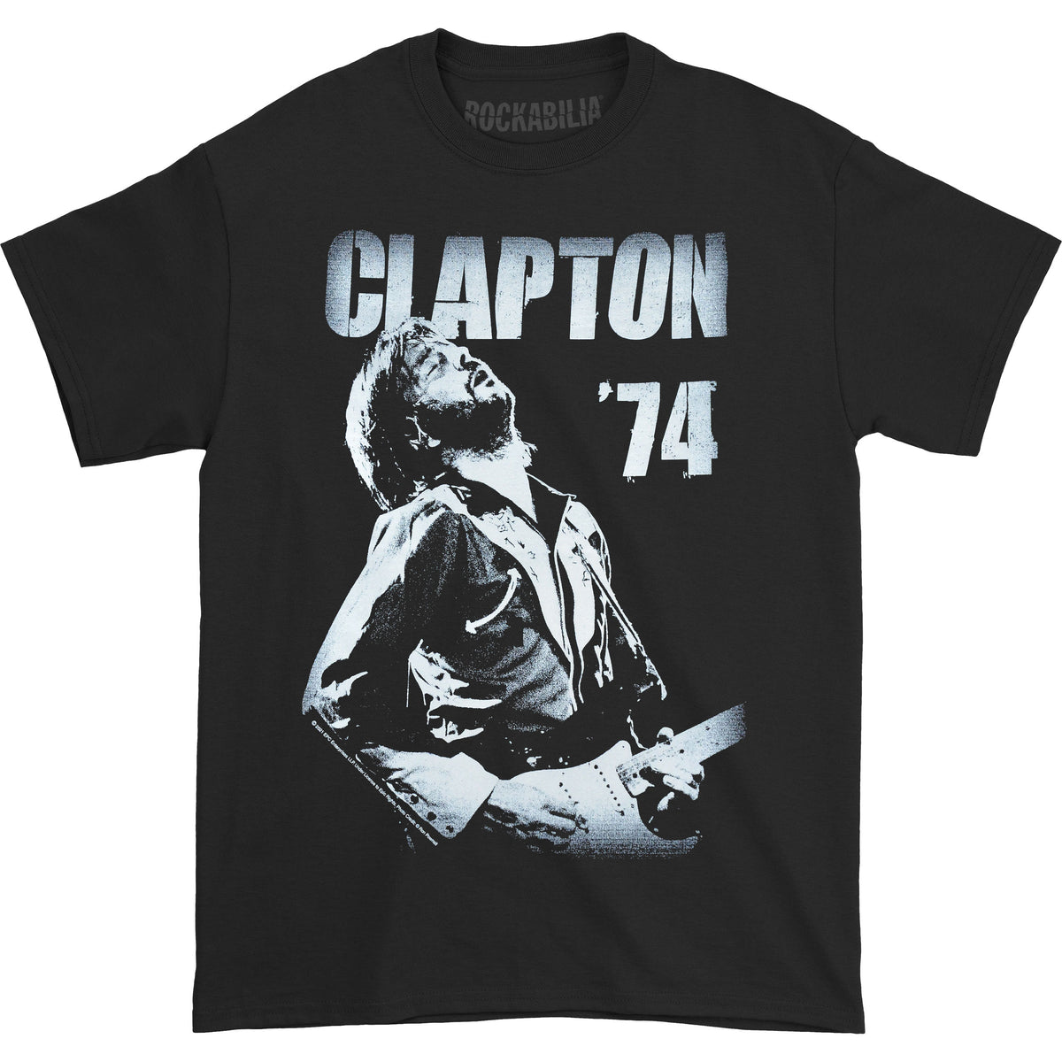 Eric Clapton '74 Slim Fit T-shirt Front