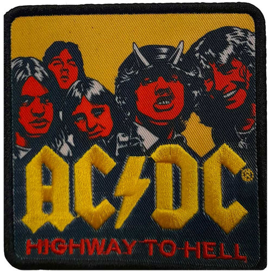 AC/DC Highway To Hell Alt Colour Embroidered Patch Front