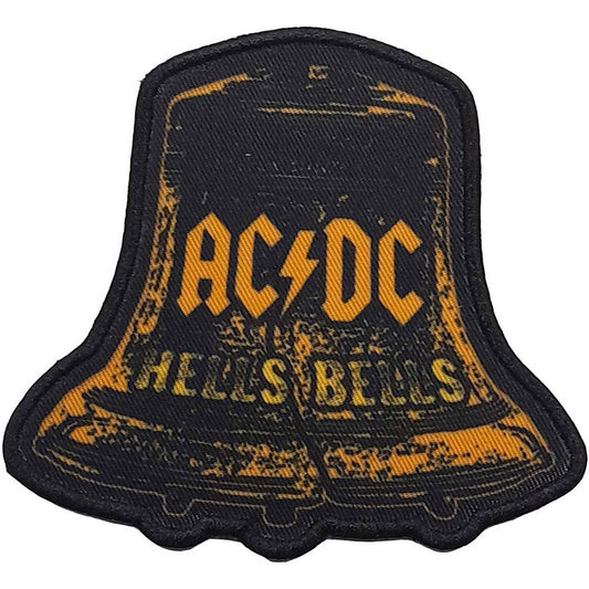 AC/DC Hells Bells Distressed Woven Patch Front