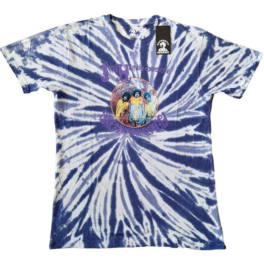 Jimi Hendrix Are You Experienced (Dip-Dye) Tie Dye T-shirt Front