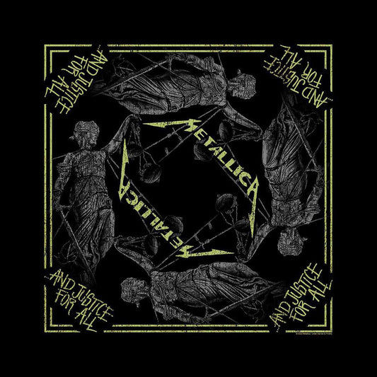 Metallica And Justice For All Bandana Front