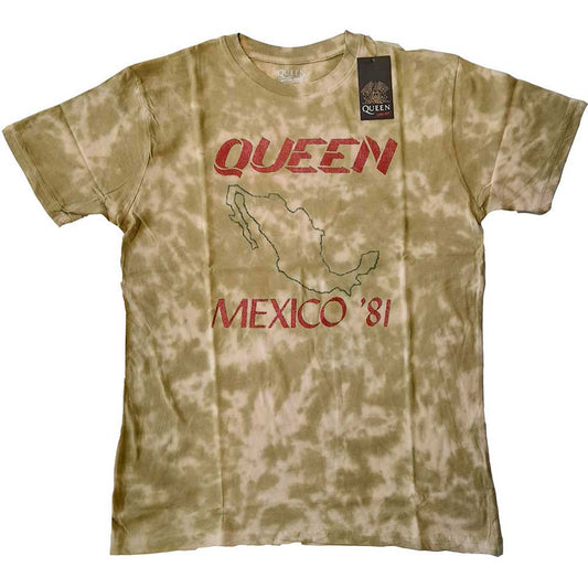 Queen Mexico '81 (Dip-Dye) Tie Dye T-shirt Front