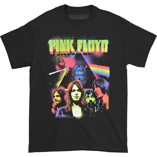 Pink Floyd Neon Splatter Slim Fit T-shirt Front