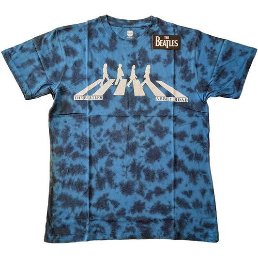 Beatles Abbey Road Crossing (Dip-Dye) Tie Dye T-shirt Front