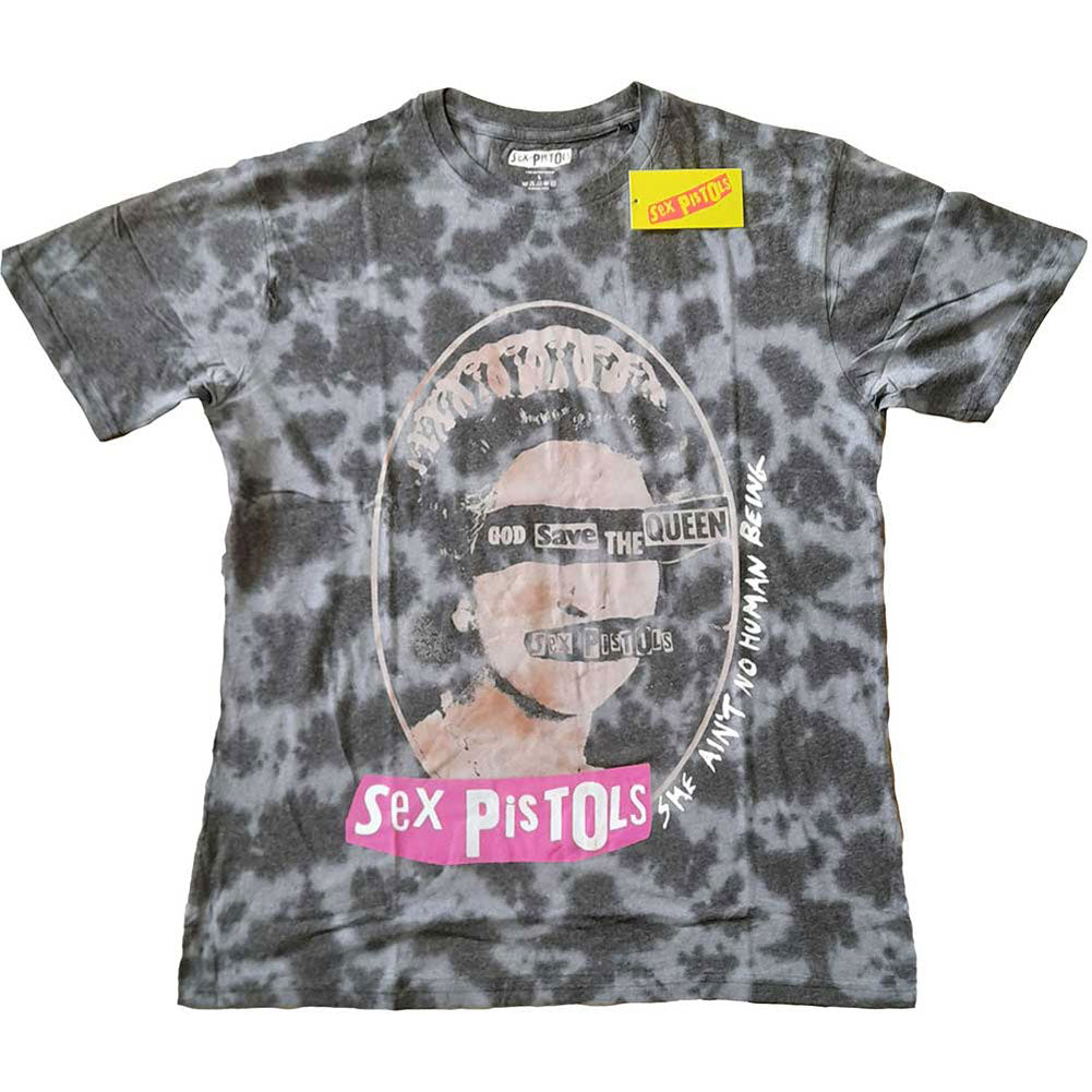 Sex Pistols God Save The Queen (Dip-Dye) Tie Dye T-shirt Front