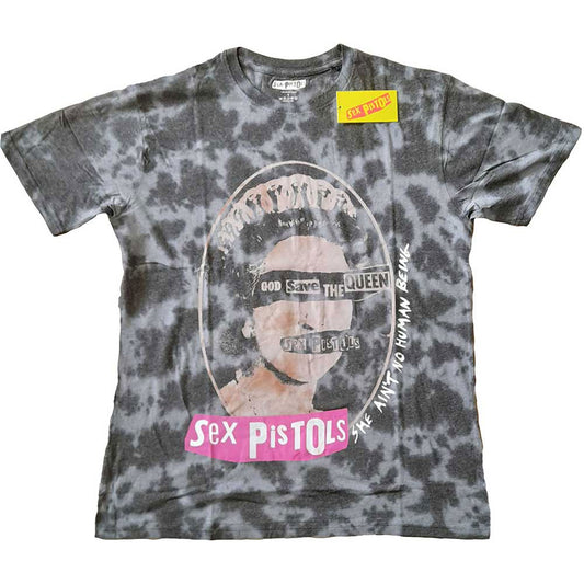 Sex Pistols God Save The Queen (Dip-Dye) Tie Dye T-shirt Front