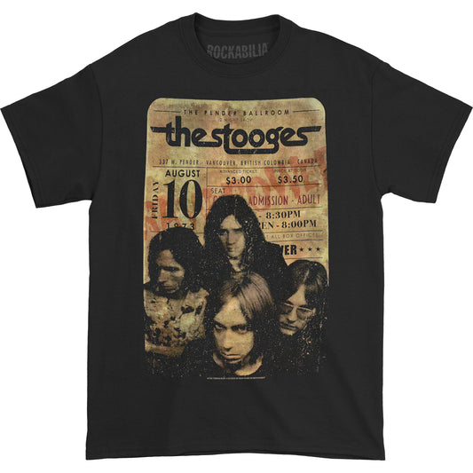 Stooges Concert Ticket Slim Fit T-shirt Front