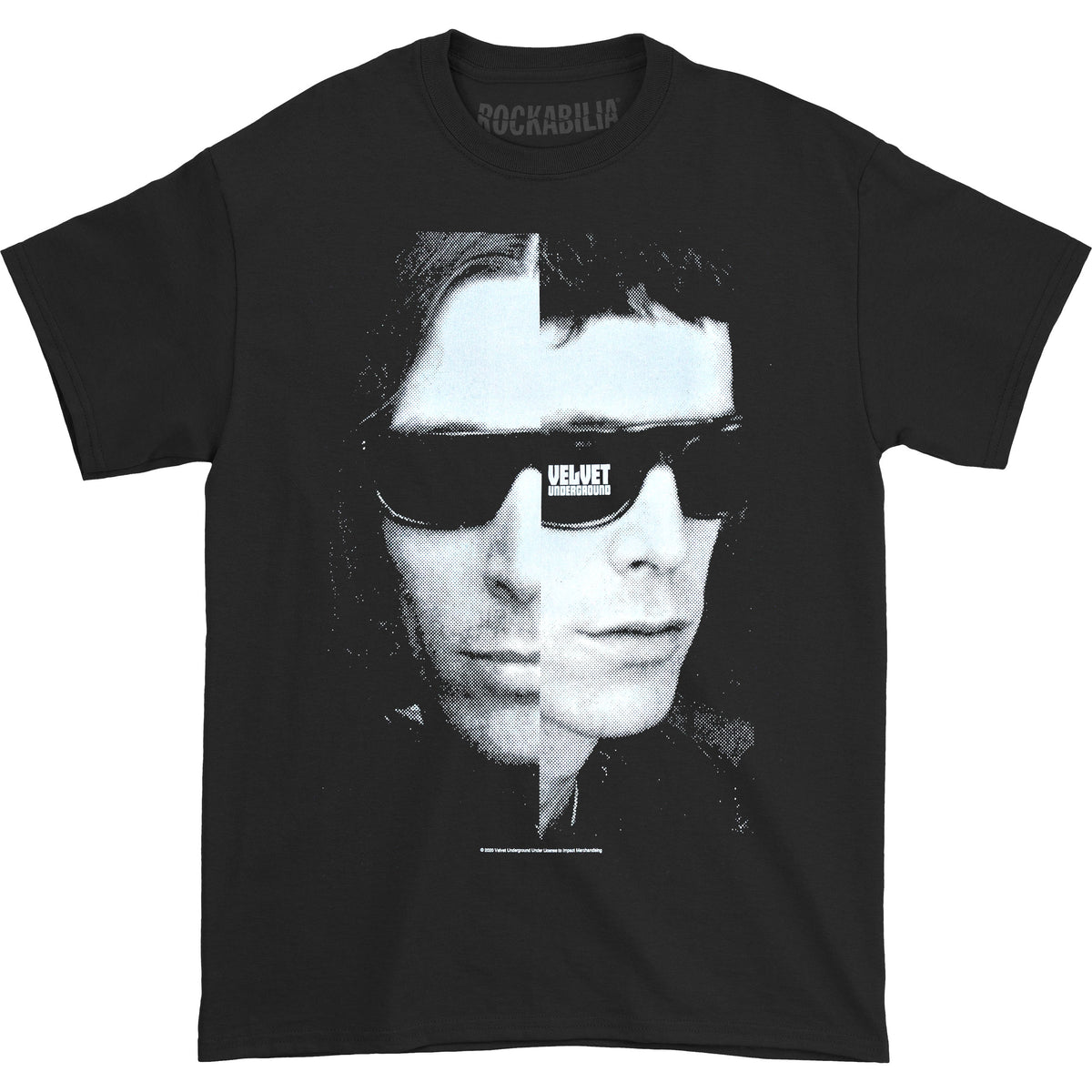 Velvet Underground Faces Slim Fit T-shirt Front