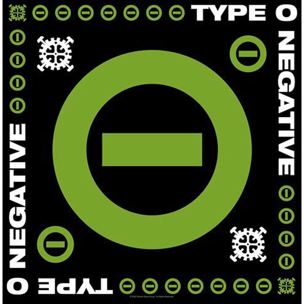 Type O Negative Negative Symbol Bandana Front