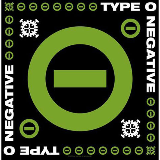 Type O Negative Negative Symbol Bandana Front