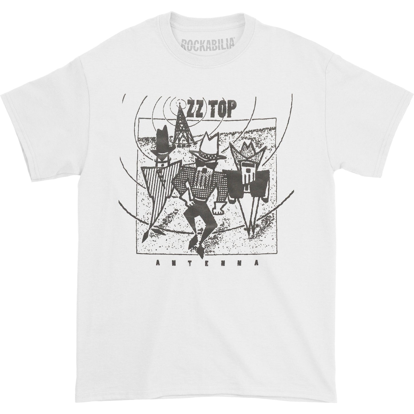 ZZ Top Antenna Slim Fit T-shirt Front