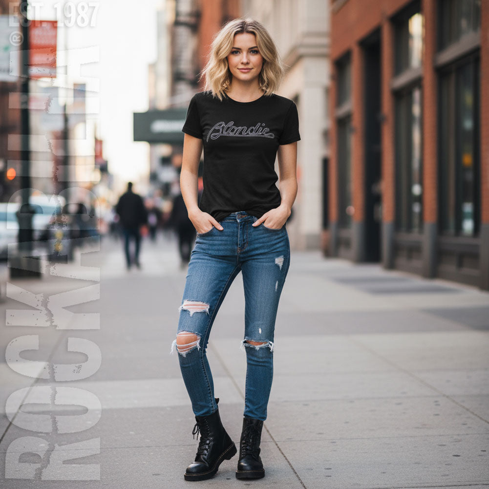 Logo (Diamante) Ladies T-Shirt Junior Top