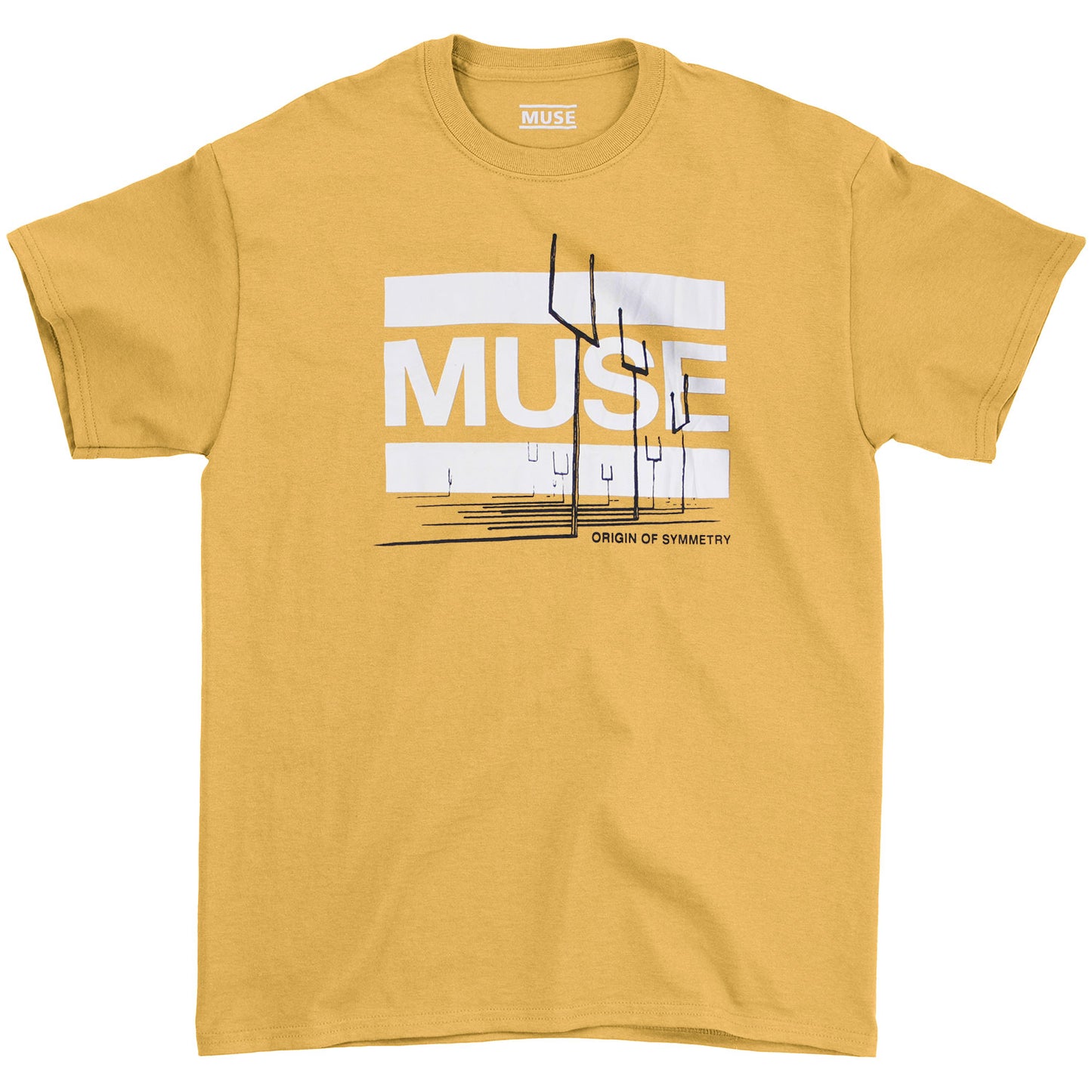 Origin of Symmetry (Orange Yellow Mineral Wash) Vintage T-shirt