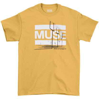 Origin of Symmetry (Orange Yellow Mineral Wash) Vintage T-shirt