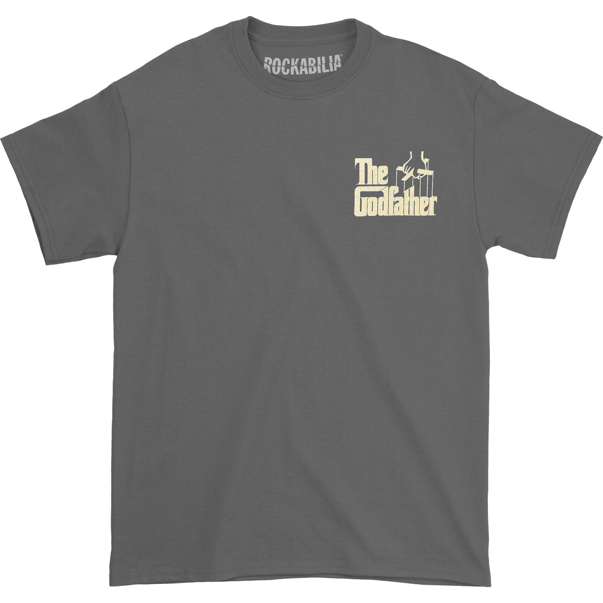 Godfather Sleeps With The Fishes (Back Print) Slim Fit T-shirt Back