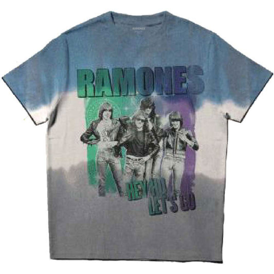 Ramones Hey Ho Retro (Dip-Dye) Tie Dye T-shirt Front