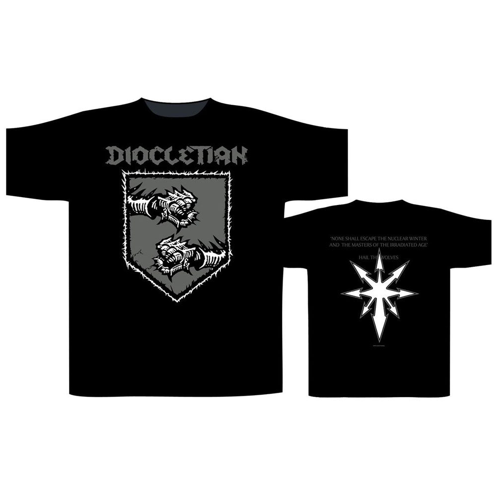 Diocletian Hail The Wolves T-shirt Front