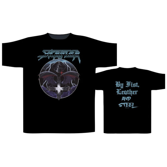 Sacrifizer By Fist, Leather And Steel T-shirt Front