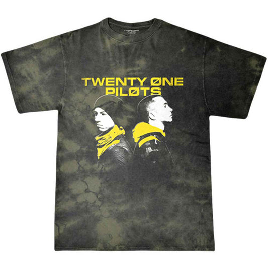 Twenty One Pilots Back To Back (Dip-Dye) Tie Dye T-shirt Front
