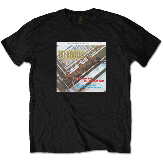 Beatles Please Please Me Gold (Foiled) Slim Fit T-shirt Front