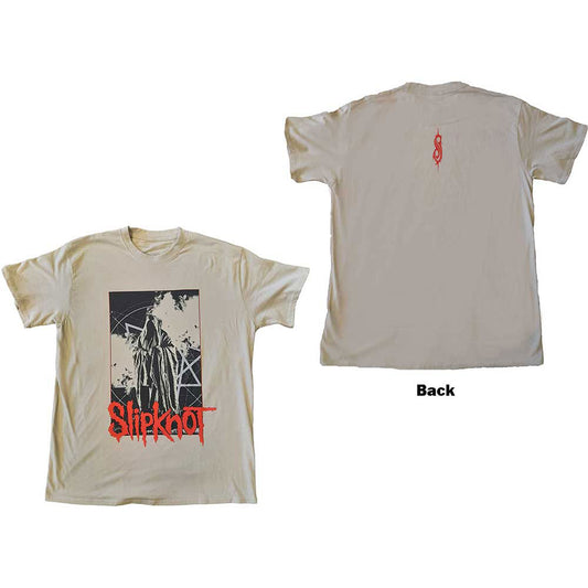 Slipknot Sid Photo (Back Print) Slim Fit T-shirt Front