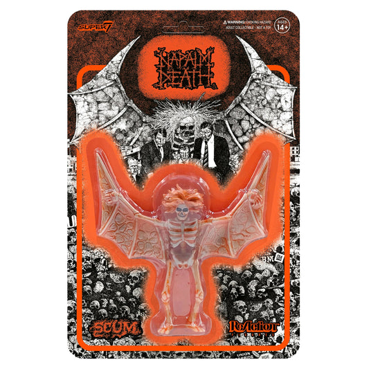Napalm Death Super7 Scum Demon (Orange) 3.75" ReAction Figure Action Figure Front