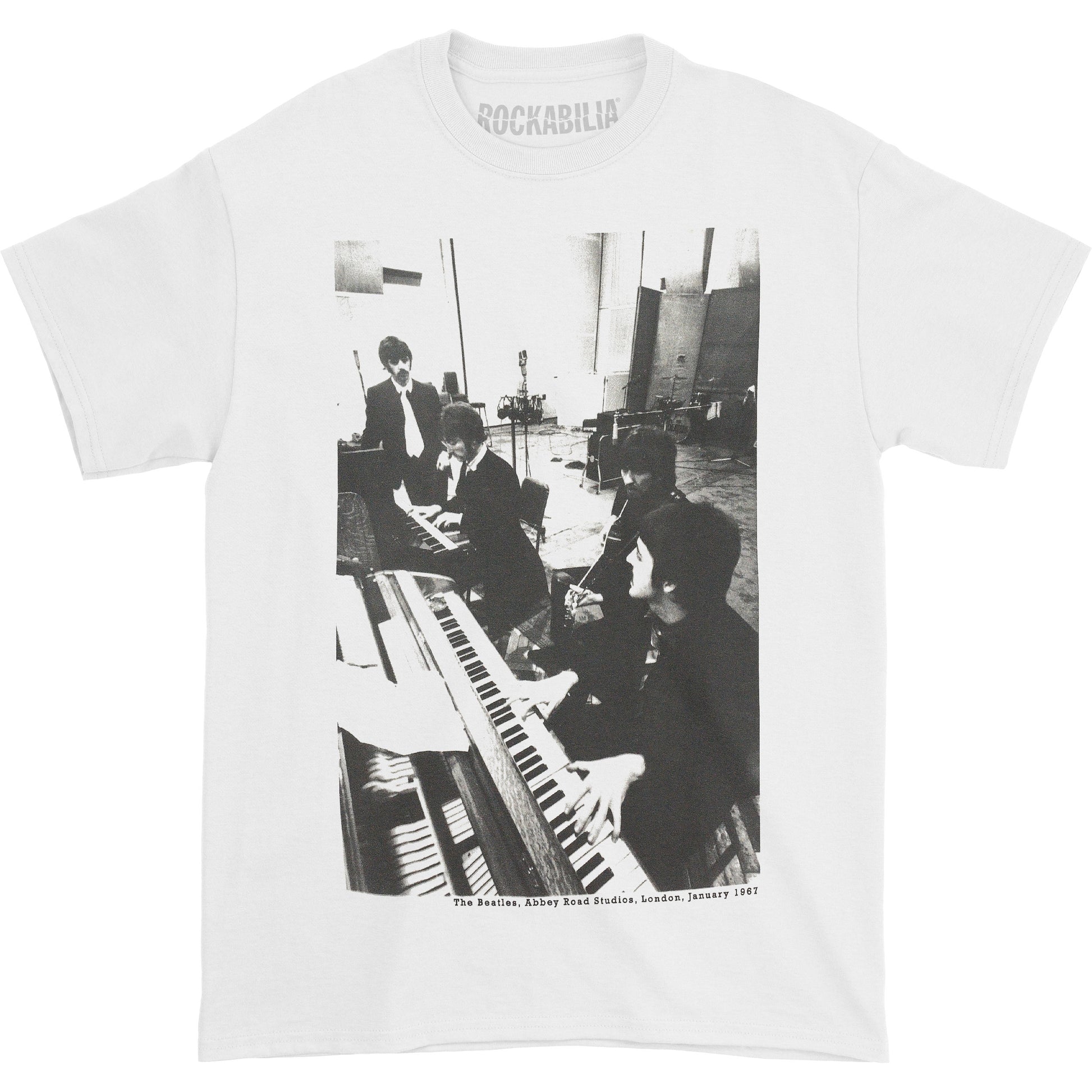 Beatles Abbey Road Studios 1967 Tee Slim Fit T-shirt Front